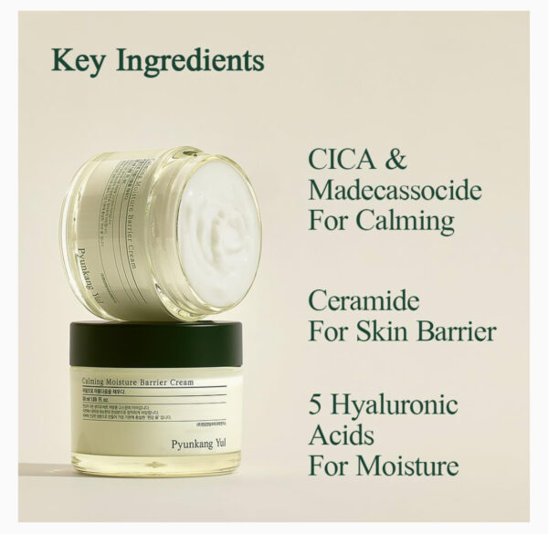 Pyunkang Yul [PKY] - Crema coreana reparadora de humedad calmante de la piel sensible - Imagen 4