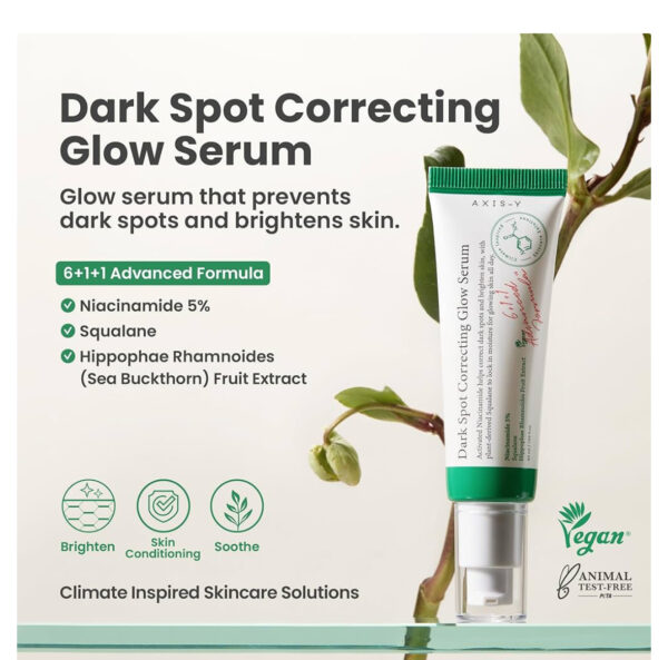 AXIS-Y Suero corrector de manchas oscuras – 5% de niacinamida para manchas oscuras, eliminación de manchas y pecas - Imagen 2