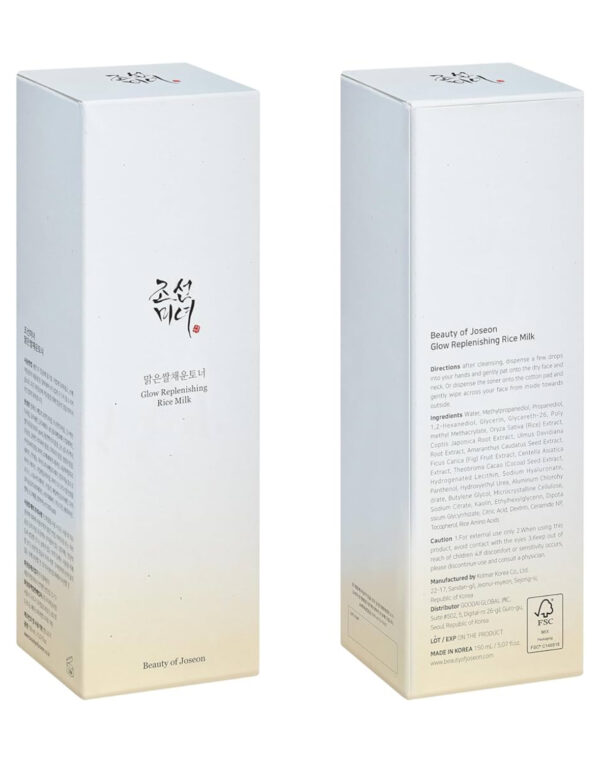Beauty of Joseon Glow Replenishing Rice Facial Sebum Toner para pieles mixtas grasas - Imagen 2