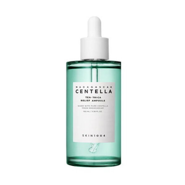 SKIN1004 Tea-Trica Relief Ampolla 3.38 fl. oz, 3.4 fl oz, hidratación calmante para pieles sensibles