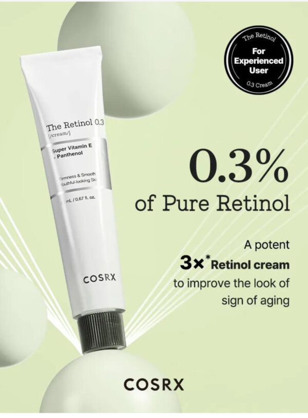 COSRX Crema de retinol, 0.67 onzas, crema antienvejecimiento para ojos y cuello - Imagen 3