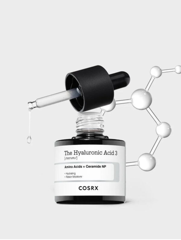 COSRX Suero de ácido hialurónico puro al 3%, suero facial