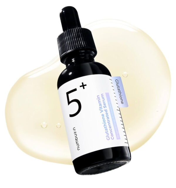 numbuzin Suero No.5 | Suero concentrado de vitaminas | Glutatión, vitamina C, ácido tranexámico |