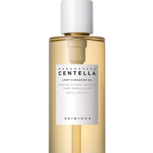 SKIN1004 Madagascar Centella Light Cleansing Oil 6.76 fl oz, 6.8 fl oz | Limpiador suave de aceite para cara, limpiador facial coreano, doble limpieza